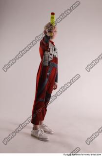 DENISA PILOT STANDING POSE WITH GUN 2